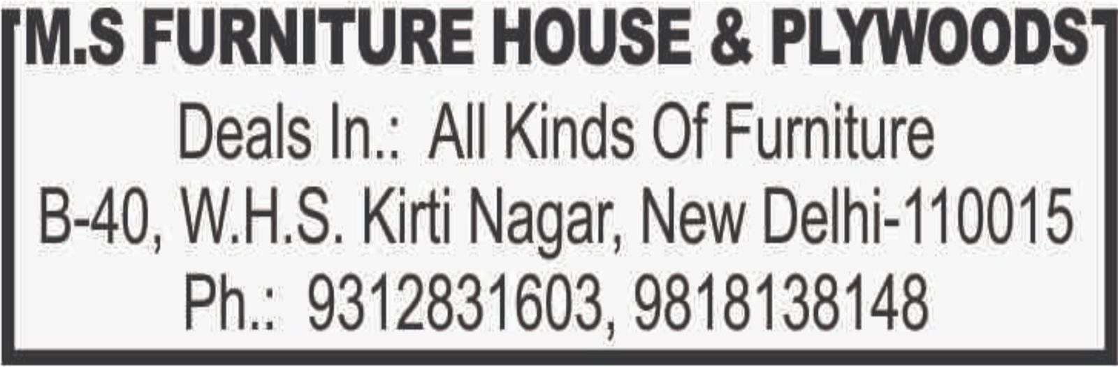 M.S FURNITURE HOUSE & PLYWOODS